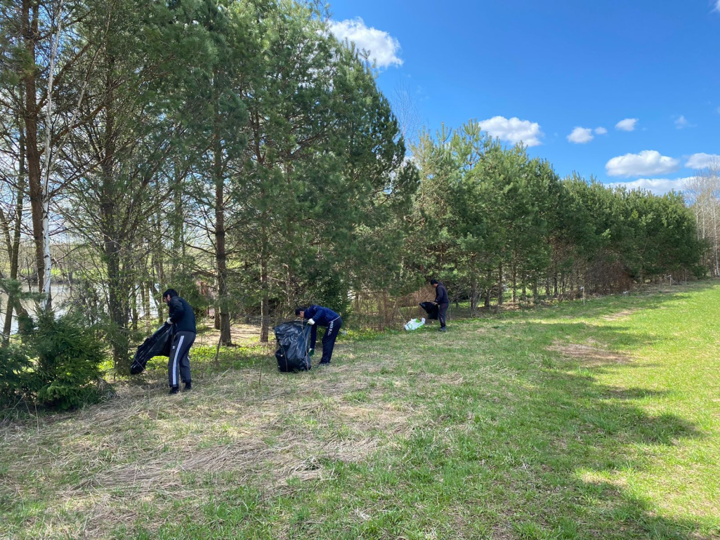 Очистка береговой линии в поселке "Береговой 2"